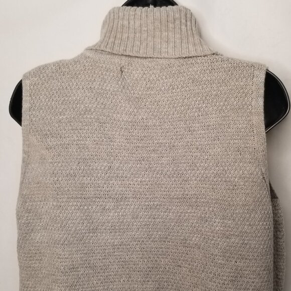 Francesca Blue Rain cableknit tunic top Gray Medium - Picture 5 of 11